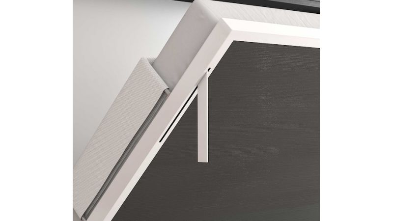 Lit escamotable vertical MANDELIEU avec pied synchronisé