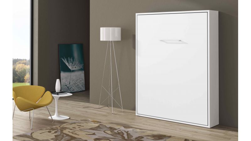 Lit escamotable vertical MANDELIEU avec pied synchronisé