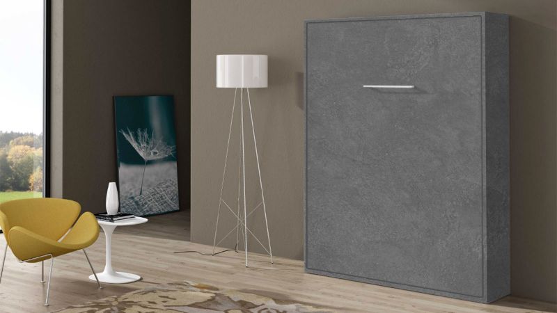 Lit escamotable vertical MANDELIEU avec pied synchronisé