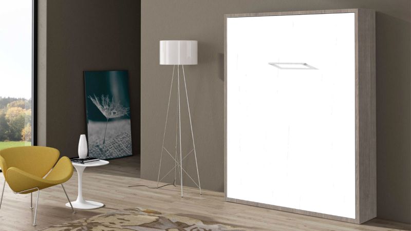 Lit escamotable vertical MANDELIEU avec pied synchronisé