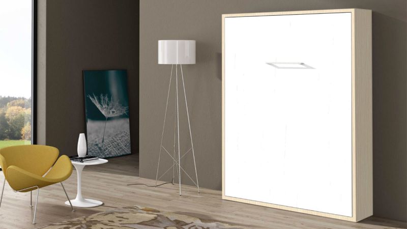 Lit escamotable vertical MANDELIEU avec pied synchronisé