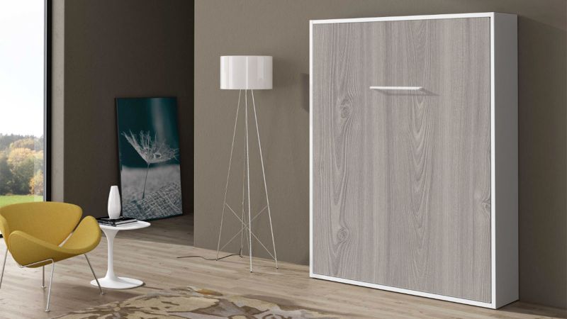 Lit escamotable vertical MANDELIEU avec pied synchronisé