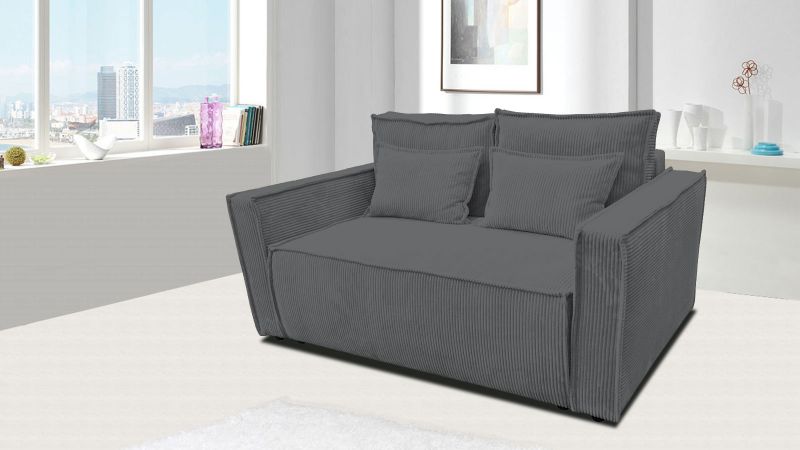 Canapé Gardanne 2 places gris ardoise