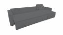 Canapé méridienne à droite gris ardoise MANDUEL XL convertible