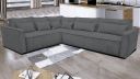 Canapé angle à gauche MANDUEL convertible terminal gris froid