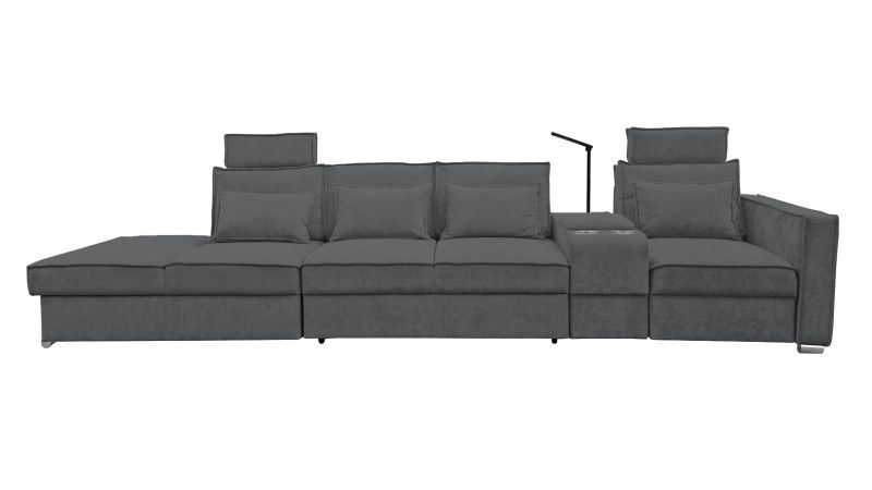 Canapé PALAVAS 3 places et fauteuil avec têtières