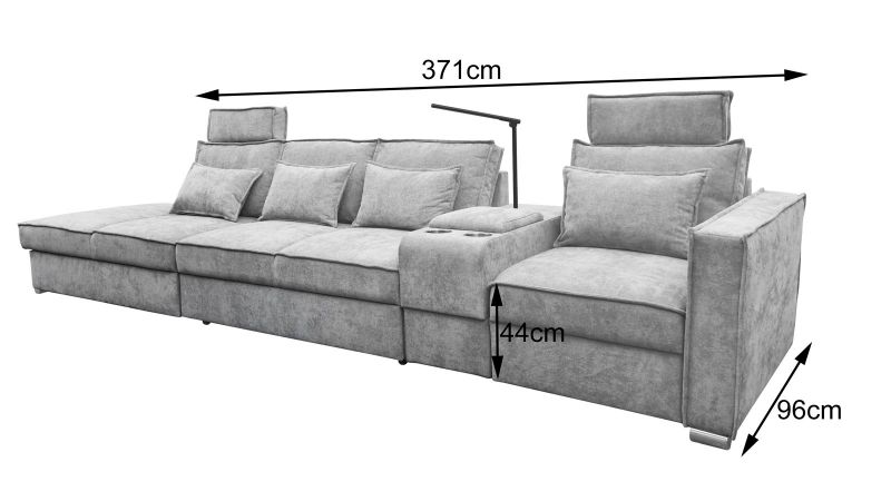 Canapé PALAVAS fauteuil et 3 places avec têtières