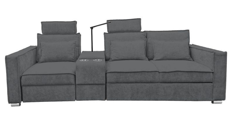 Canapé PALAVAS fauteuil et 2 places avec têtières et bar