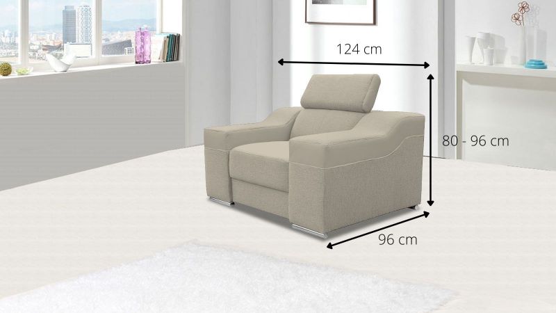 Fauteuil MARSILLARGUES schéma