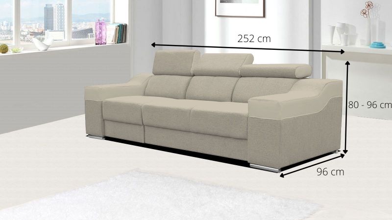 Canapé 3 places MARSILLARGUES