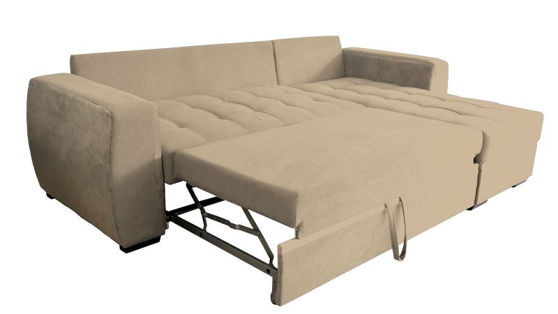 Canapé angle réversible BEAUCAIRES convertible avec coussins