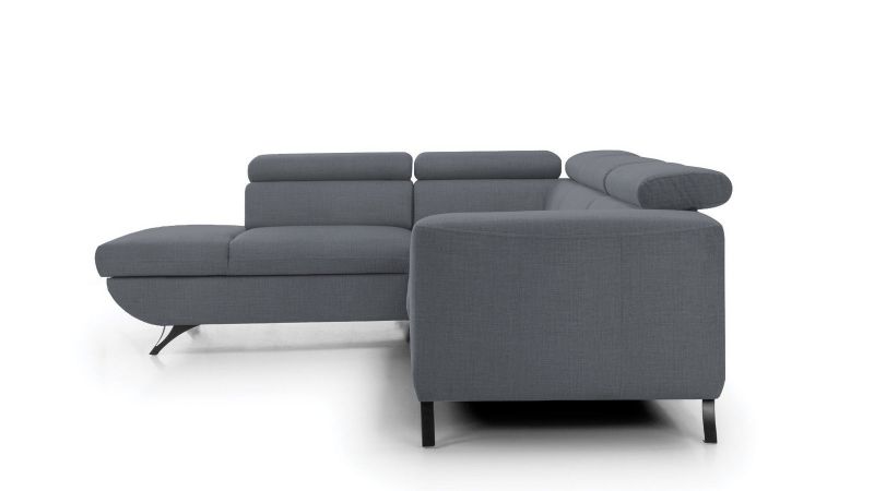 Canapé d'angle gauche AUBORD convertible avec coffre