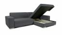 Canapé d'angle droite COMPS convertible avec coffre