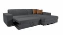 Canapé d'angle droite COMPS convertible avec coffre