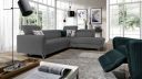 Canapé d'angle droit MENDE XL convertible avec coffre et 5 têtières amovibles