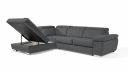 Canapé d'angle à gauche ROUET convertible avec coffre