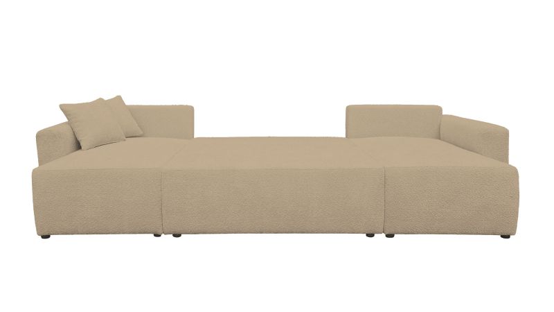 Canapé THOLONET symétrique convertible avec méridiennes