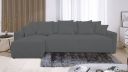 Canapé THOLONET XL méridienne à gauche convertible avec coussins