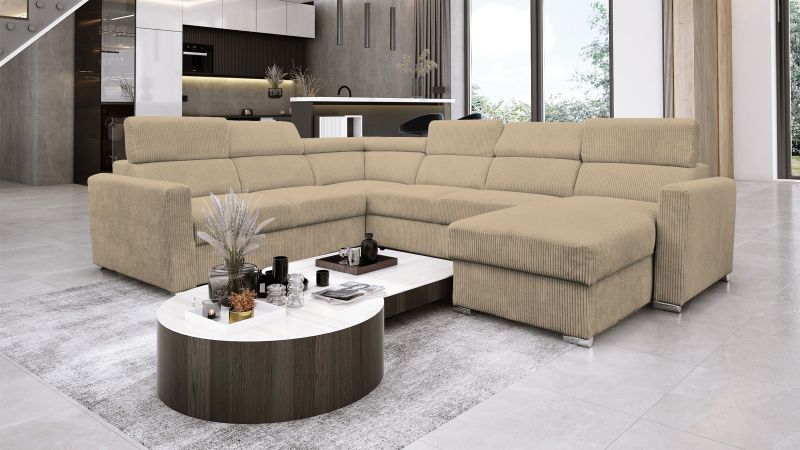 Canapé panoramique SAINT-JUST méridienne à droite