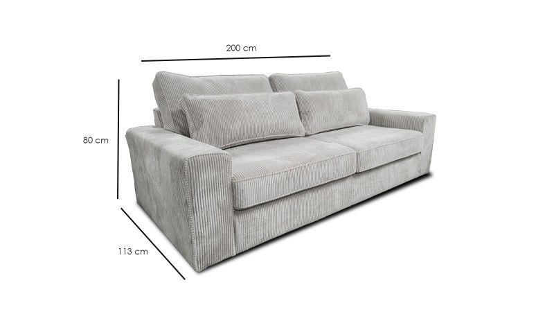 Canapé 2,5 places Saint-Chaptes