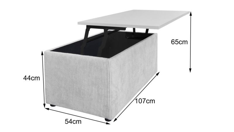 Table basse relevable MANDUEL