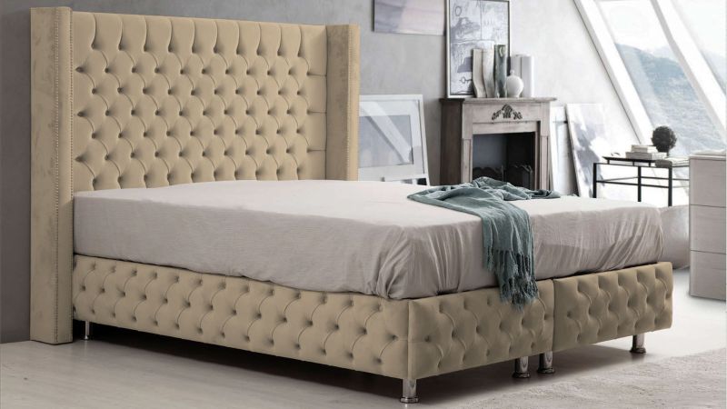 Lit coffre NEW PRINCESS avec tête de lit