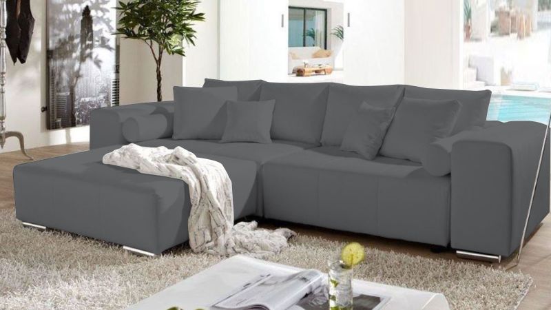 Canapé BIG JAUNAC avec pouf