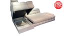 Canapé ANDUZE BIS convertible avec coffre et têtières réglables angle à gauche - GAMME OFFRE SPECIALE