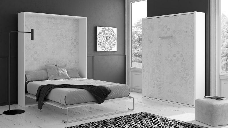 Lit escamotable vertical MARSEILLE - Manuel