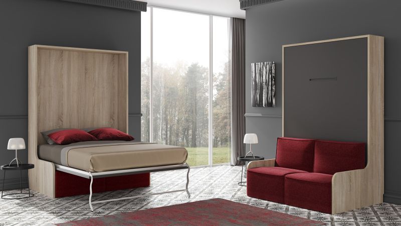 Lit escamotable avec canapé NARBONNE