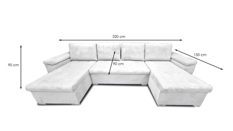 Canapé VESTRIC BIS convertible panoramique - GAMME OFFRE SPECIALE