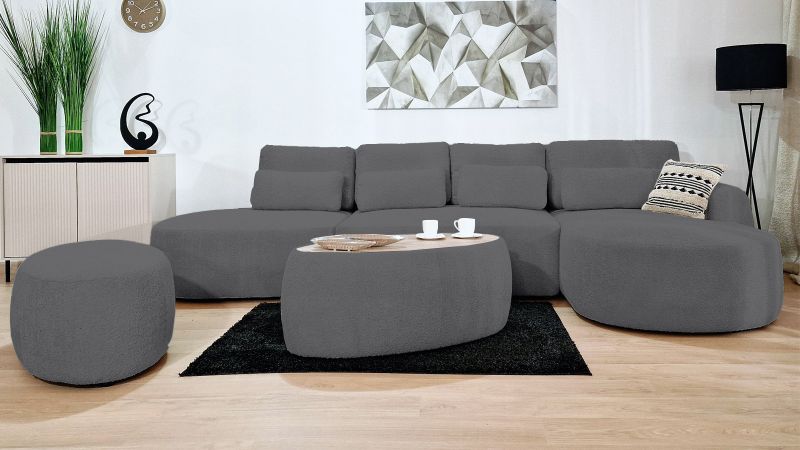 Canapé SAINT-GILLES XL convertible méridienne à droite