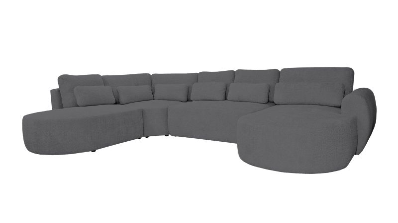 Canapé SAINT-GILLES Panoramique convertible angle gauche - méridienne droite droit