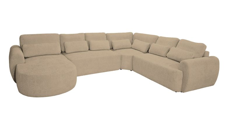 Canapé SAINT-GILLES Panoramique convertible méridienne gauche droit - angle à droite terminal