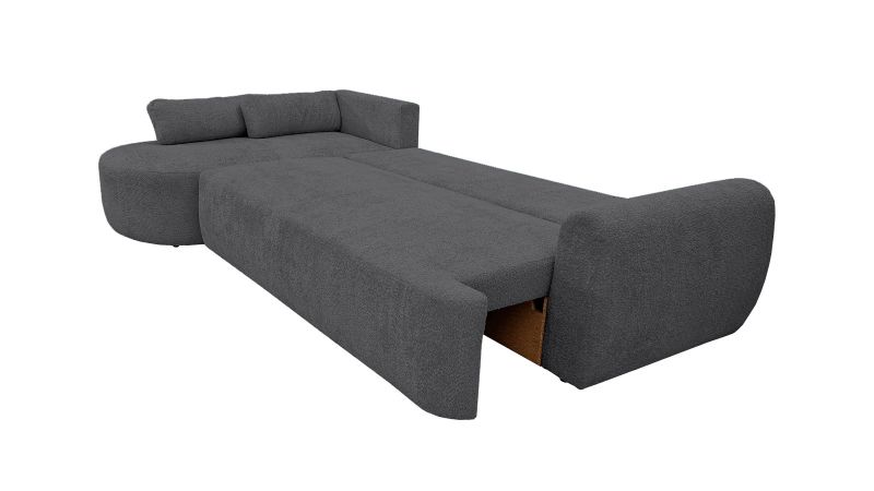 Canapé SAINT-GILLES XL angle convertible coffre méridienne à gauche