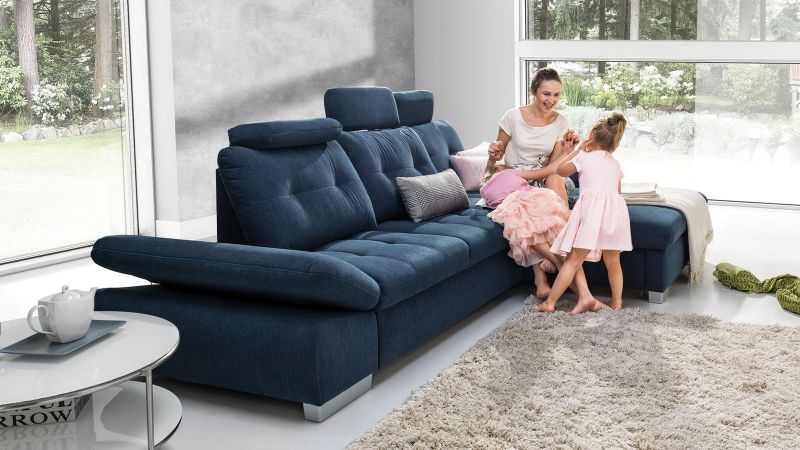 Canapé d'angle droit CARPENTRAS convertible