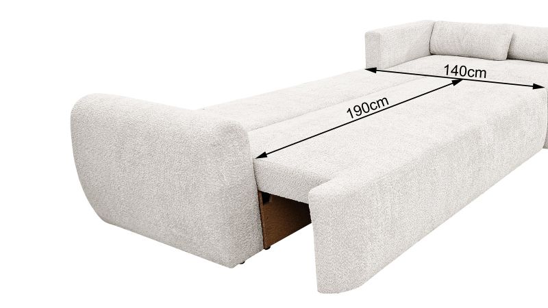 Canapé SAINT-GILLES Terminal convertible BAR angle 45° à droite