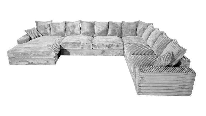 Canapé MOUGINS panoramique méridienne gauche - angle terminal à droite