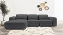 Canapé BOLLENE méridienne à gauche