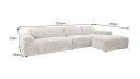 Canapé LEDENON Terminal XL angle à droite