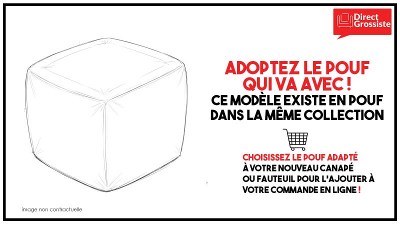 Fauteuil CARPENTRAS avec assise coulissante