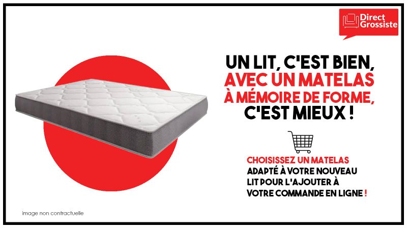 Lit coffre TOULON avec tête de lit