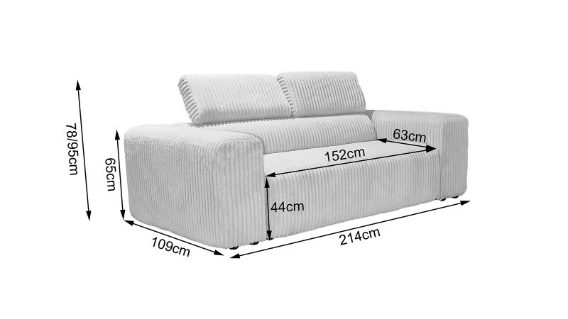 Canapé COMBAS 2 places