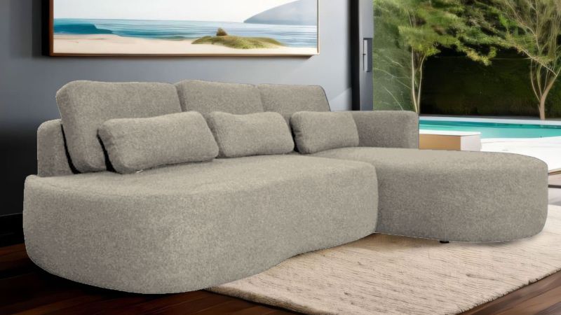 Canapé MONS BIS convertible méridienne à droite - GAMME PROMO