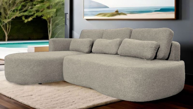 Canapé MONS BIS convertible méridienne à gauche - GAMME PROMO