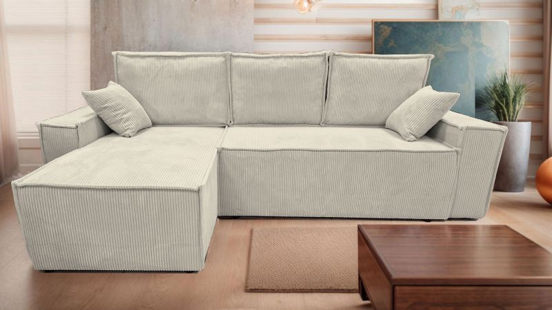 Canapé méridienne à gauche ISTRES MINI BIS convertible - GAMME OFFRE SPECIALE