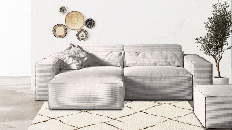 Canapé SABLET BIS ultra moelleux méridienne à droite - GAMME OFFRE SPECIALE