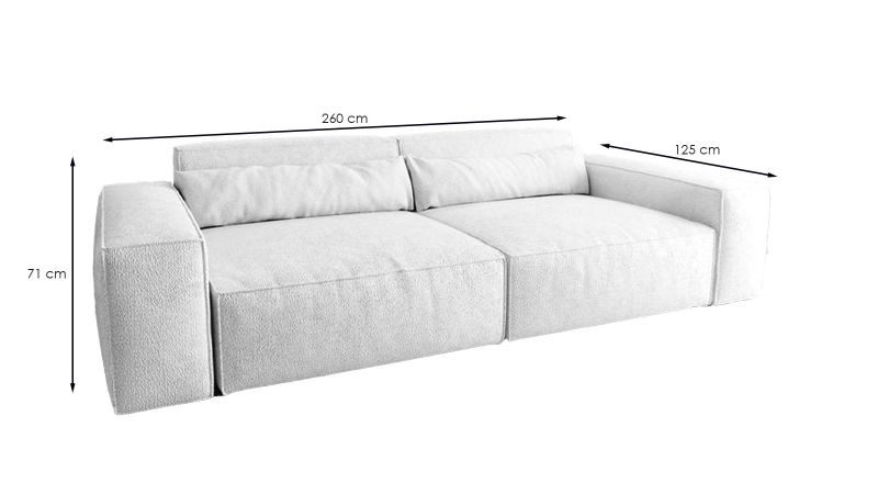 Canapé SABLET BIS ultra moelleux - GAMME OFFRE SPECIALE