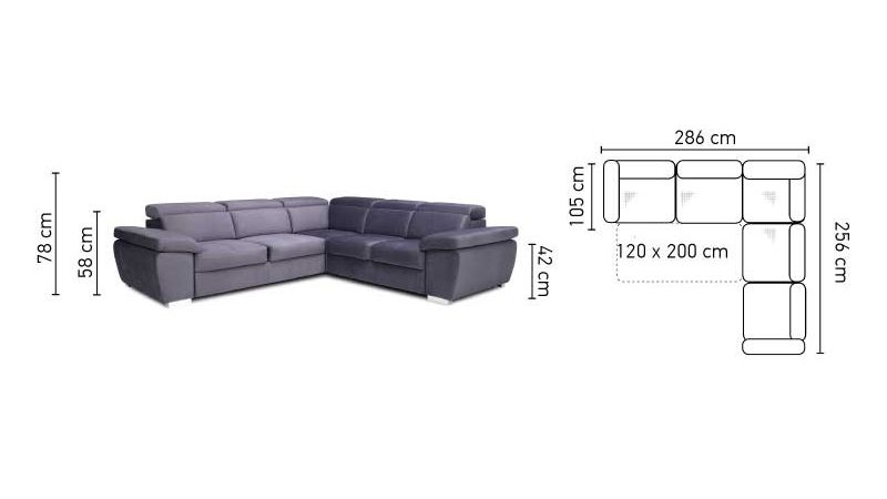 ROUET Canapé lit d'angle