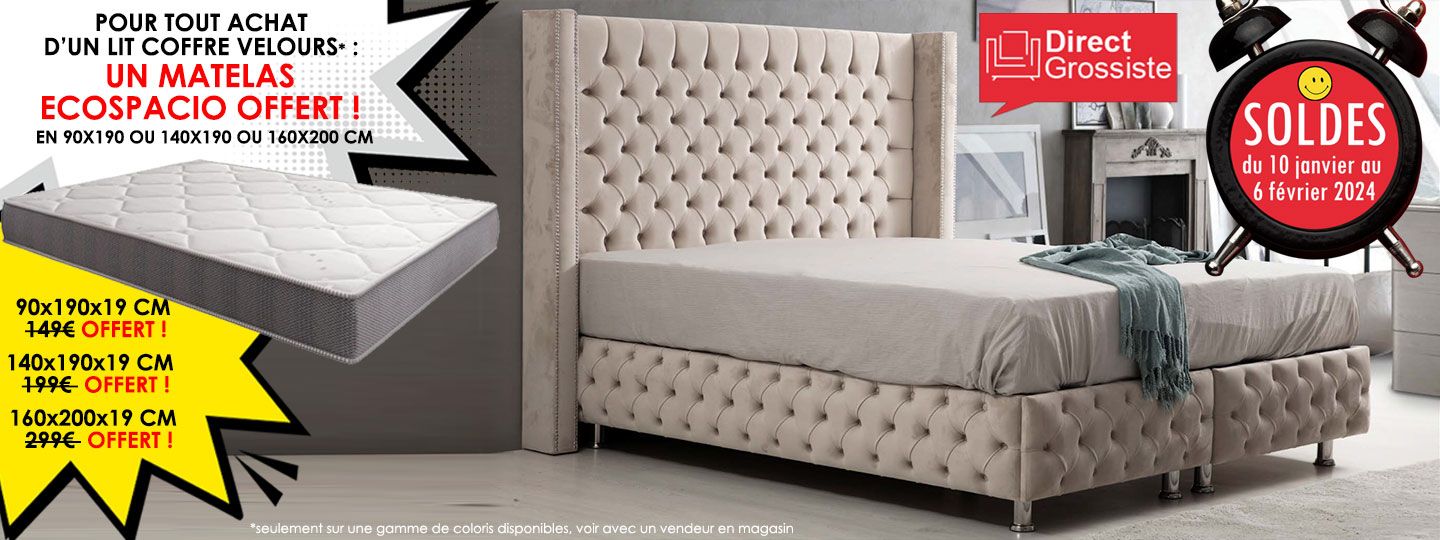 Canapé lit clic clac 3 places avec coffre de rangement noa coloris gris pas  cher prix en promo